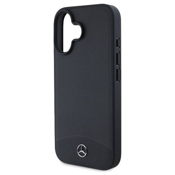 Original Case IPHONE 16 PLUS Mercedes Hardcase Leather Urban (MEHCP16MARMBK) black 3666339345815