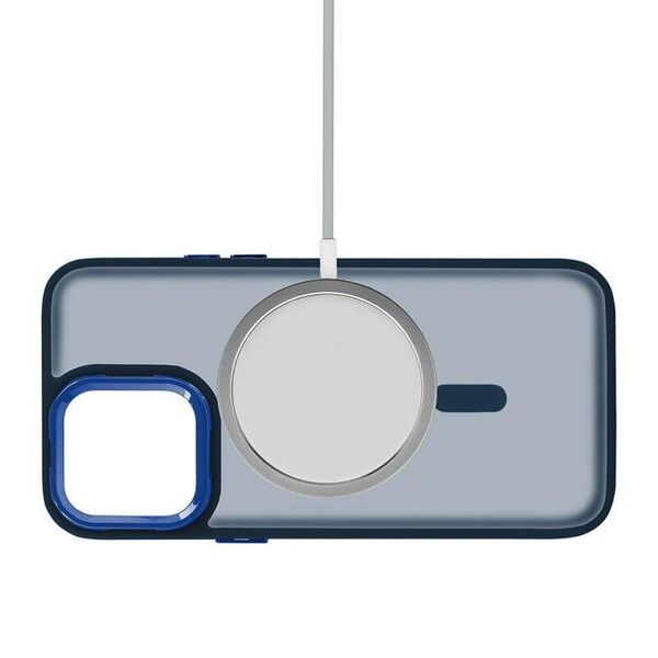 Case IPHONE 16 PRO Matt MagSafe dark blue 5905884820230