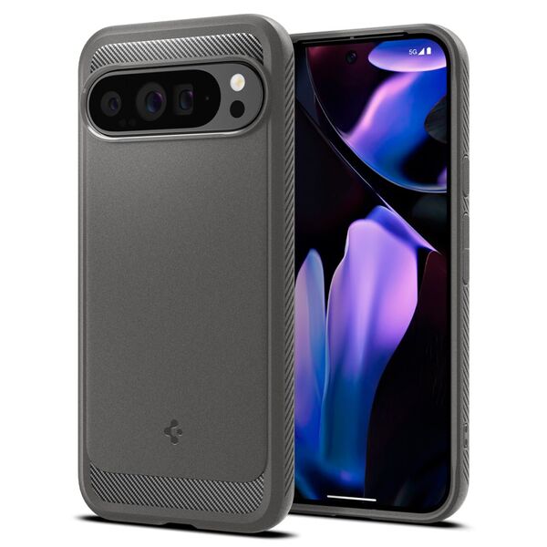 Spigen Case for iPhone 16 Pro - Spigen Rugged Armor MagSafe - Grey 8809971230285 έως 12 άτοκες Δόσεις