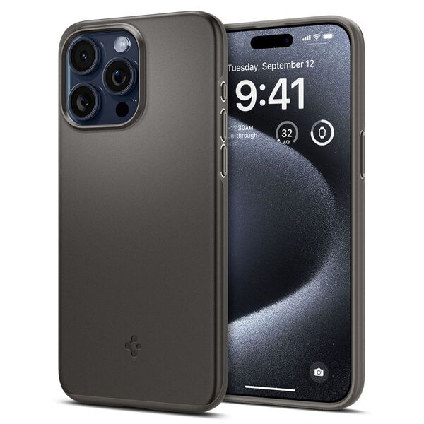 Spigen Case for iPhone 16 Pro Max - Spigen Thin Fit MagSafe - Gunmetal 8809971229159 έως 12 άτοκες Δόσεις