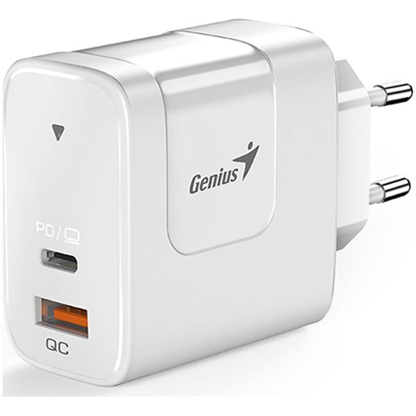 Genius Charger Genius Power/Power Adapter 65W, 2-port, USB-C, USB-A, PD-65AC 13810770 4710268260912