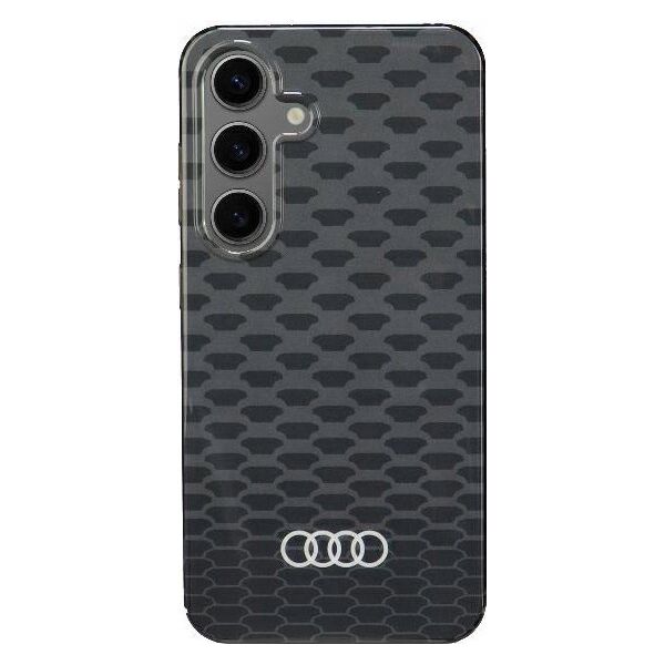 Audi Audi IML Stitching Pattern MagSafe Case S24 S921 czarny/black hardcase AU-IMLMS24-Q5/D3-BK