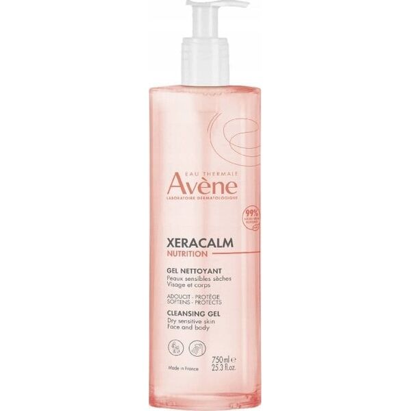 Alkotest AVENE_XeraCalm Nutrition żel oczyszczający do twarzy i ciała 750ml