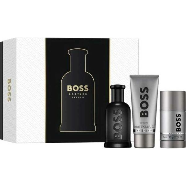 Alkotest SET HUGO BOSS Bottled PARFUM spray 100ml + STICK 75ml + SHOWER GEL 100ml