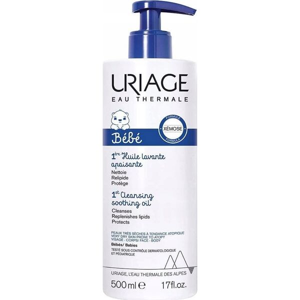 Alkotest URIAGE_Bebe 1st Lavant Calm Oil olejek oczyszczający dla dzieci 500ml