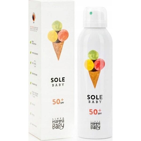 LINEA MAMMABABY_Sole Baby Baby Sunscreen Lotion balsam z filtrem przeciwsłonecznym Eco Reef Baby SPF 50+ 150ml