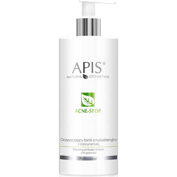 Apis Oczyszczający tonik antybakteryjny z zieloną herbatą Acne-stop 300 ml