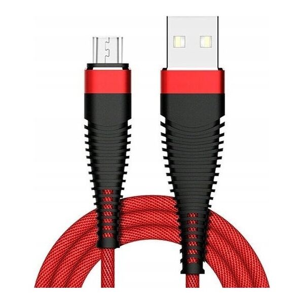 Kabel USB Vega REDIX KABEL MICRO USB QC 3.0 OPLOT WZMACNIANY 3.1A 1M NYLON>