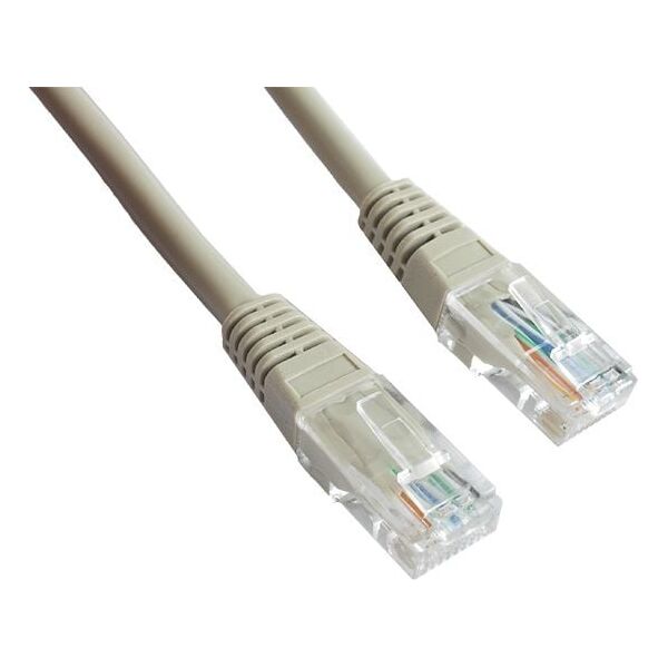 Gembird patch cord RJ45, cat 5e, UTP, 7,5m, γκρι (PP12-7,5M) 222236