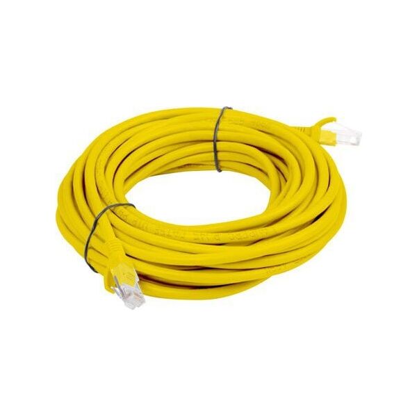 Lanberg RJ-45/RJ-45 kt.5e Yellow 15m (PCU5-10CC-1500-Y)