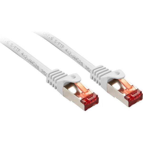 Lindy RJ-45/RJ-45 κατ.6 Λευκό 1m (47382) 1045877