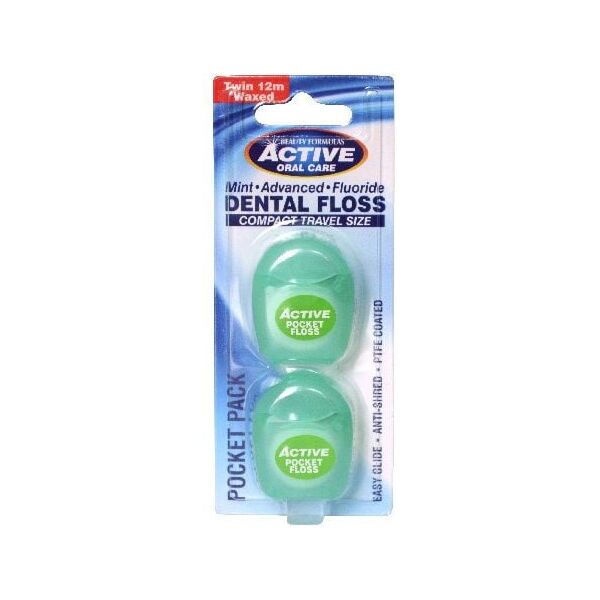 Beauty Formulas Active Oral Care Dental thread Travel Size 2 x 12m