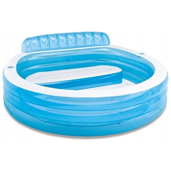 Intex Inflatable swimming pool with bench 224x216cm (57190)