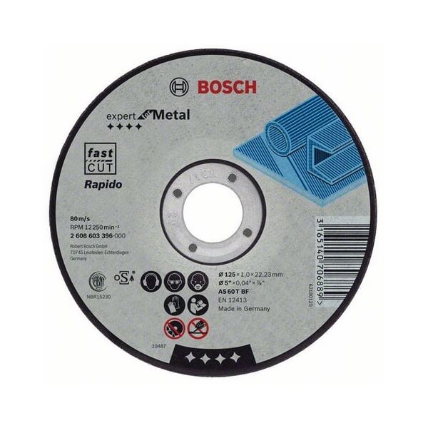 Ευθύς δίσκος κοπής Bosch Expert for Metal 230x22x3,0mm (2608600324) 3042618