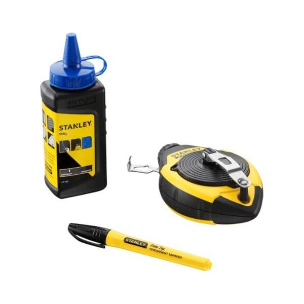 Σχοινί σήμανσης Stanley FatMax 30m + κιμωλία 115g + επίπεδο κορδονιού 47-681 3043187