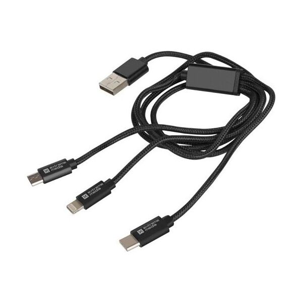 Natec USB-A - Καλώδιο Lightning 1 m Μαύρο (NKA-1202) 4764105