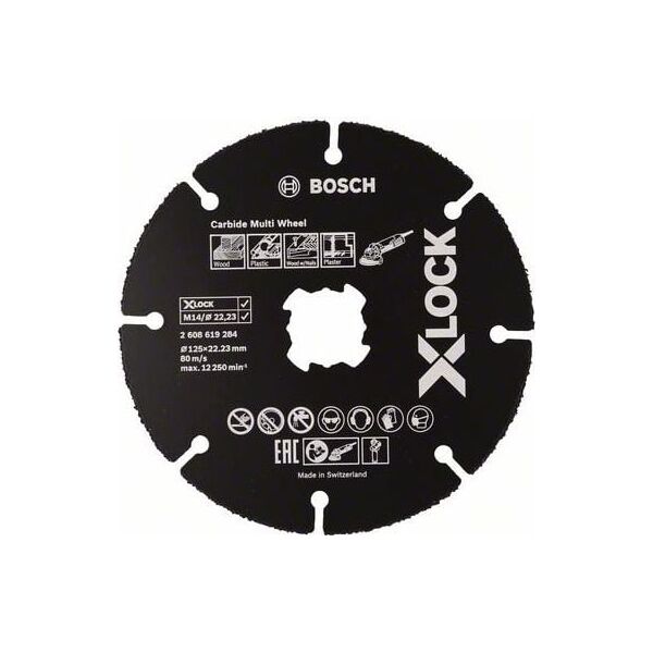 Δίσκος Widia Bosch X-LOCK 125mm (2608619284) 6222889