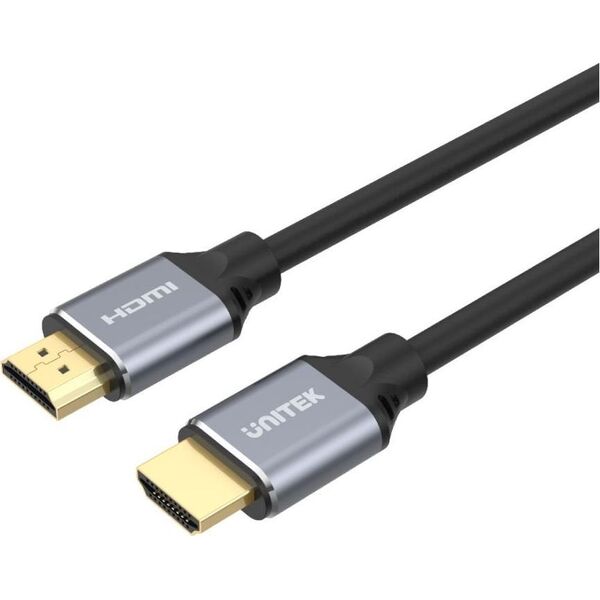 Unitek HDMI - Καλώδιο HDMI 1,5m ασημί (C137W) 6272151