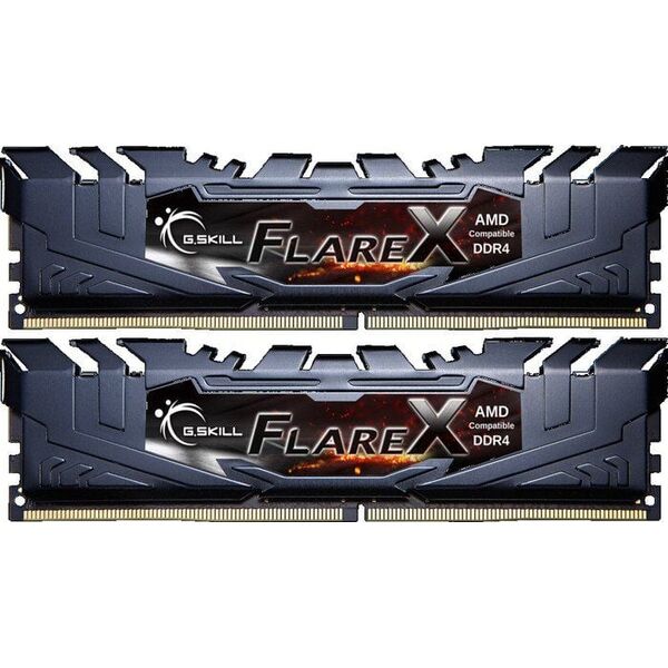 Μνήμη G.Skill Flare X, DDR4, 32 GB, 3200 MHz, CL16 (F4-3200C16D-32GFX) 6337755