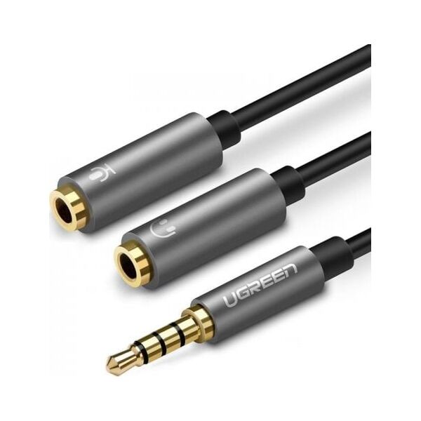 Cable Ugreen Jack 3.5mm - Jack 3.5mm x2 black (30619)