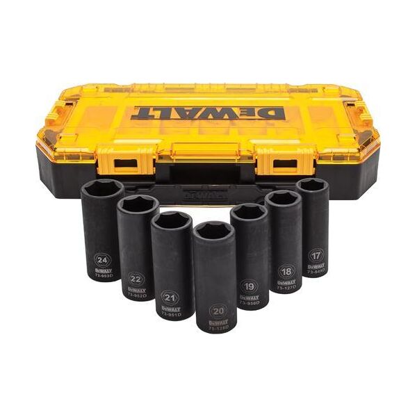 Dewalt Σετ πρίζες βαθιάς κρούσης 1/2" 7 τεμ 8718610