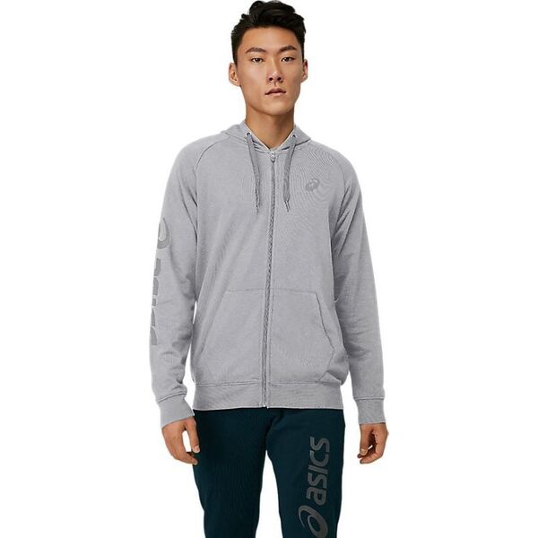 Ανδρικό φούτερ Asics Big FZ Hoodie, glacier grey, μέγεθος XL 10870247