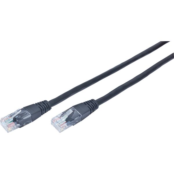 Καλώδιο δικτύου Gembird UTP Gembird PP12-10M/BK 5e, Patch cord RJ-45 (10 m) 12665892