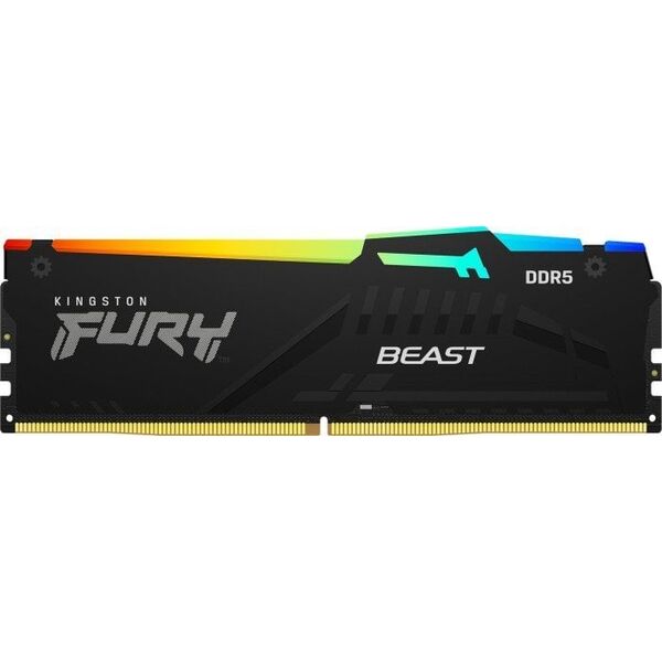 Μνήμη Kingston Fury Beast RGB, DDR5, 32 GB, 6000 MHz, CL40 (KF560C40BBA-32) 12744638