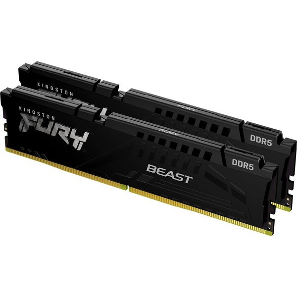 Μνήμη Kingston Fury Beast, DDR5, 16 GB, 5600 MHz, CL36 (KF556C36BBEK2-16) 12775275