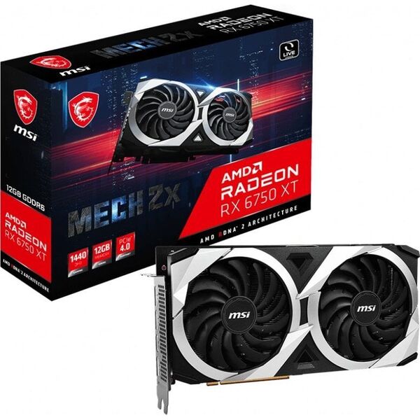 Κάρτα γραφικών MSI Radeon RX 6750 XT Mech 2X 12 GB GDDR6 12887427