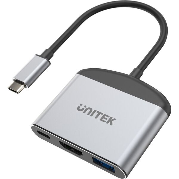 Unitek USB-C σε HDMI 8K, USB-A, USB-C 100W Station/Replicator (D1102A) 12888572