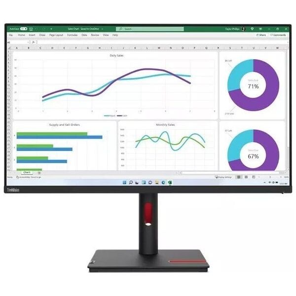 Monitor Lenovo ThinkVision T32h-30 (63D3GAT1EU)