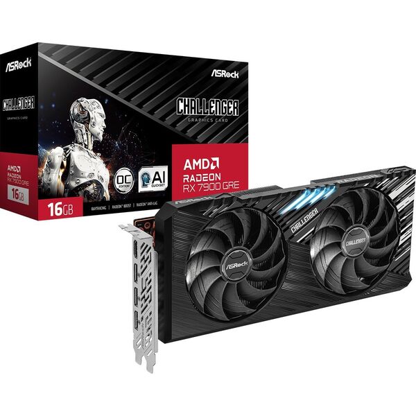 Κάρτα γραφικών ASRock Radeon RX 7900 GRE Challenger OC 16GB GDDR6 (RX7900GRE CL 16GO) 13180469