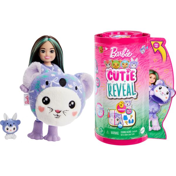 Barbie Mattel Cutie Reveal Κούκλα Chelsea Koala Bunny Series Animal Costumes HRK31 13182826