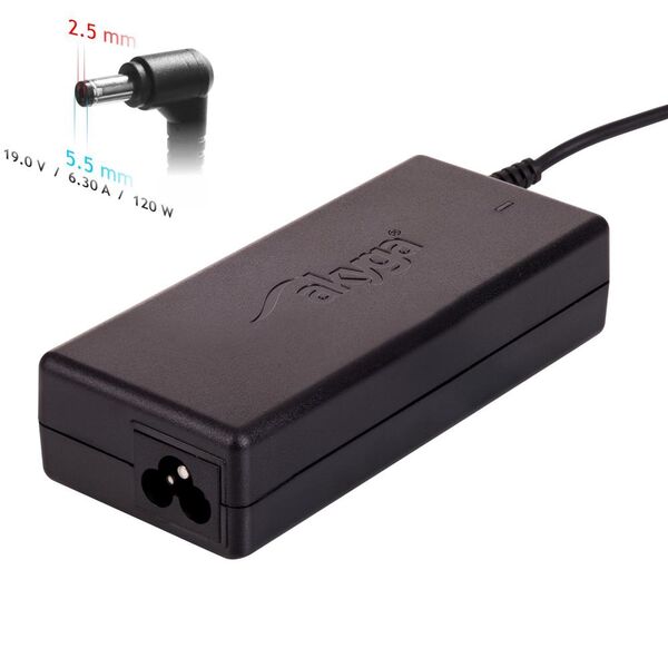 Akyga notebook power supply AK-ND-44 19V / 6.3A 120W 5.5 x 2.5 mm ASUS / TOSHIBA / LENOVO 1.2m 5901720133755