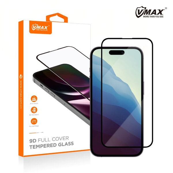 Vmax tempered glass 9D Glass for iPhone 16 Plus 6,7&quot; 6976757304002