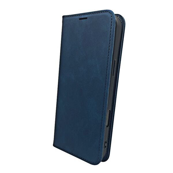 Smart Suede case for iPhone 16 Pro 6,3&quot; navy blue 5907457799479