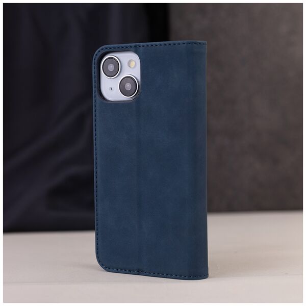 Smart Suede case for Samsung Galaxy S24 navy blue 5907457799370