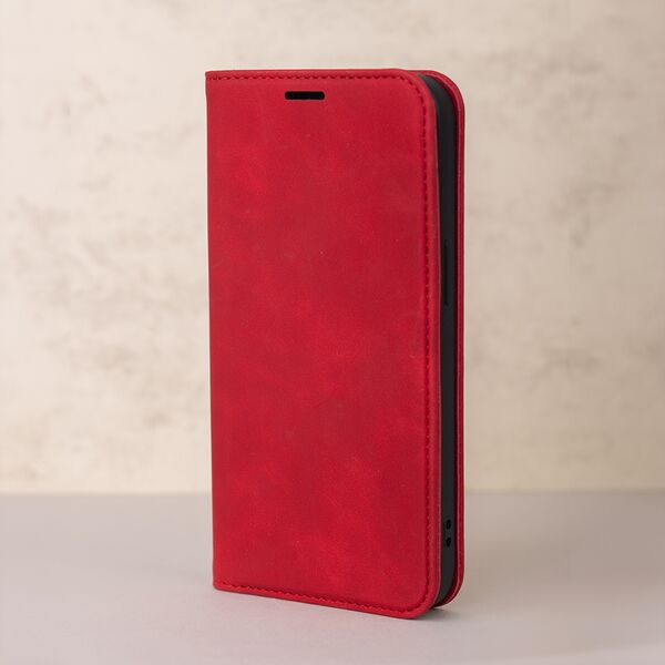 Smart Suede case for Motorola Moto E13 red 5907457799684