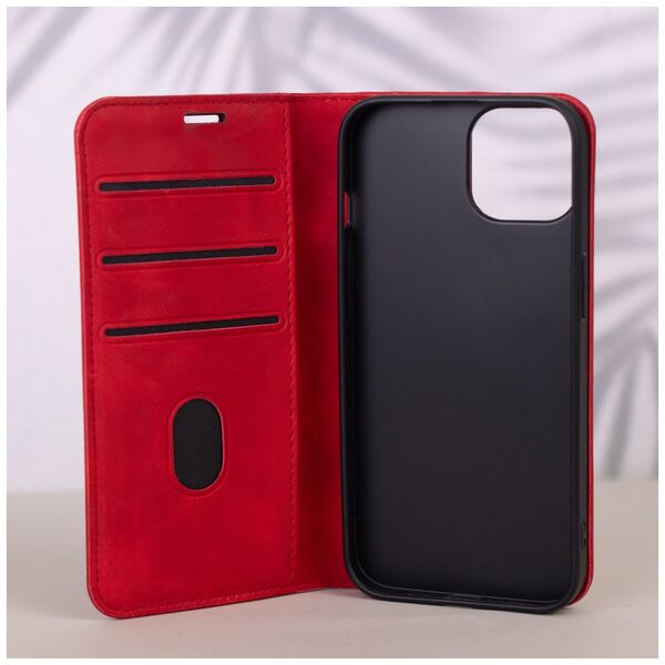 Smart Suede case for iPhone 16 Plus 6,7&quot; red 5907457799738