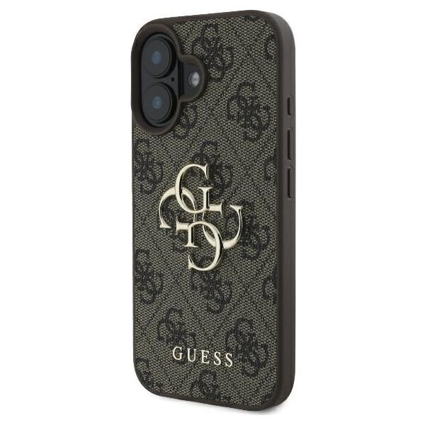 Guess case for iPhone 16 6,1&quot; GUHCP16S4GMGBR 4G Big Logo brown 3666339327569