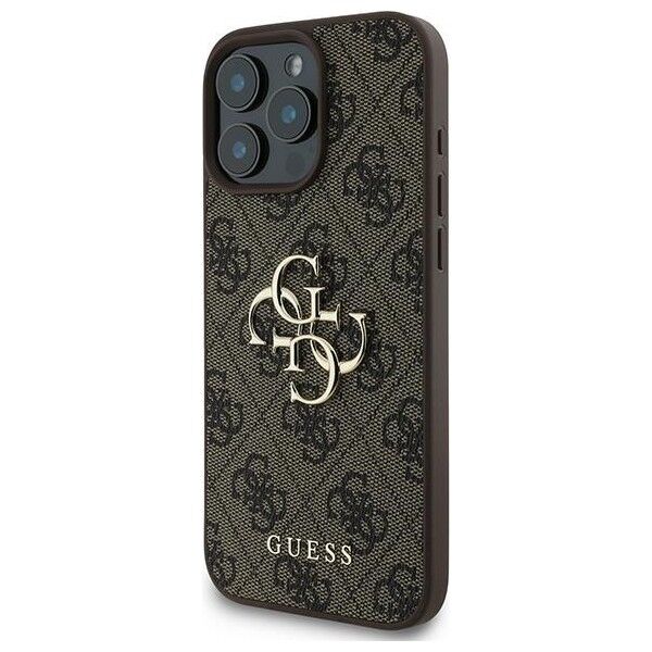 Guess case for iPhone 16 Pro 6,3&quot; GUHCP16L4GMGBR 4G Big Logo brown 3666339327583