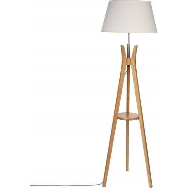 Atmosphera Lampa podłogowa biała KALO, 156 cm