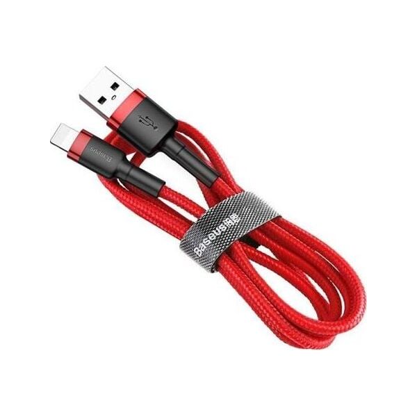 Kabel USB Baseus USB-A - Lightning 1 m Czerwony (CALKLF-B09)