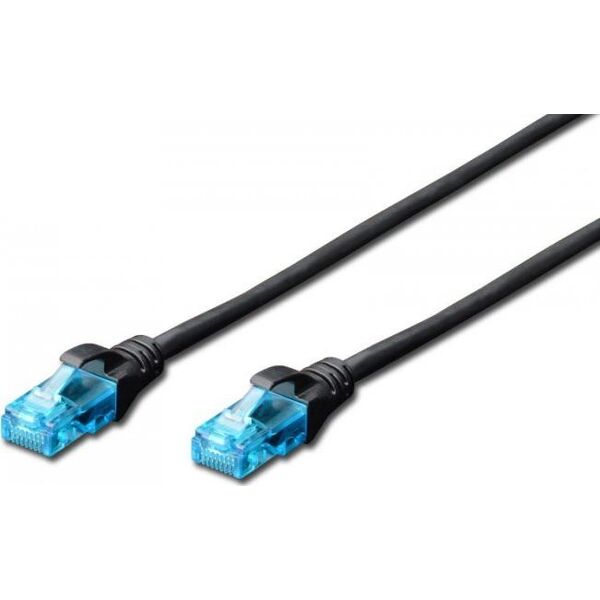 Digitus DIGITUS CAT 5e U-UTP patch cable PVC AWG 26/7 length 25m color black