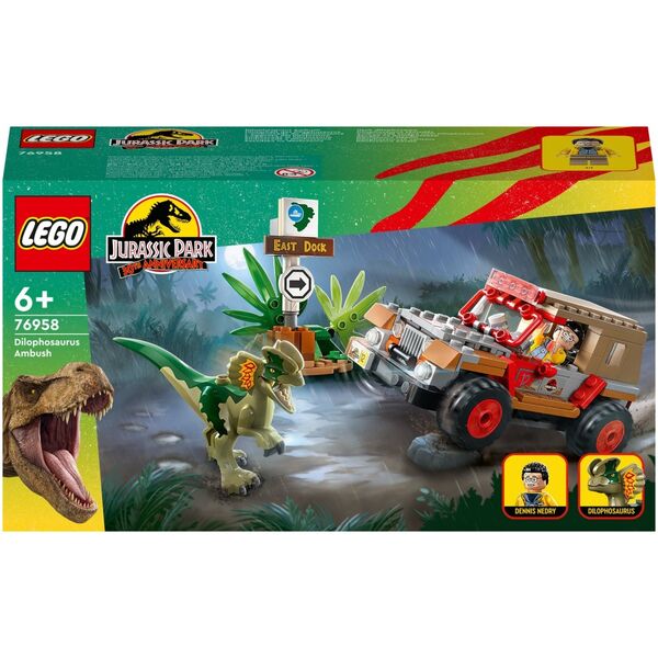 LEGO Jurassic World Zasadzka na dilofozaura (76958)