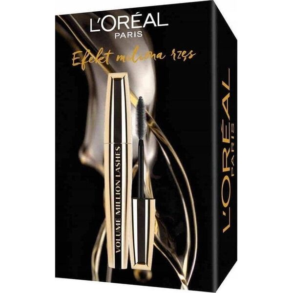 L’Oreal Paris L'Oral Paris Efekt Miliona Rzęs zestaw pogrubiający tusz do rzęs 11ml + płyn micelarny do skóry normalnej i mieszanej 400ml