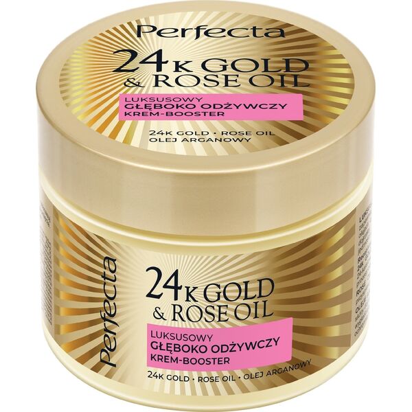 DAX PERFECTA 24K Gold&Rose Oil Luksusowy głęboko odżywczy krem-booster