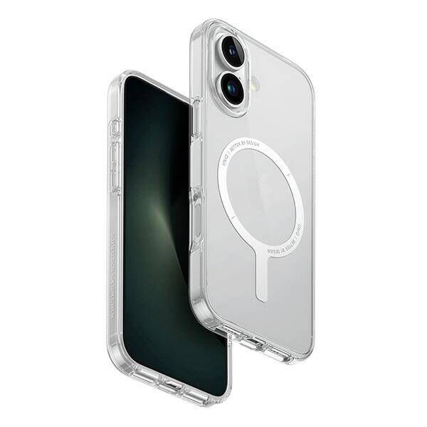 Case IPHONE 16 PLUS UNIQ Clario Magclick Charging Lucent Clear transparent 8886463689622