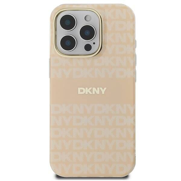 Original Case IPHONE 16 PRO DKNY Hardcase Repeat Texture Pattern & Stripe MagSafe (DKHMP16LHRHSEP) 3666339335403